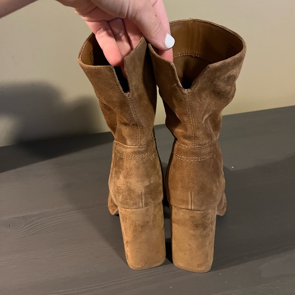 Steve Madden Vector Suede Slouch Boots - Picture 7 of 10